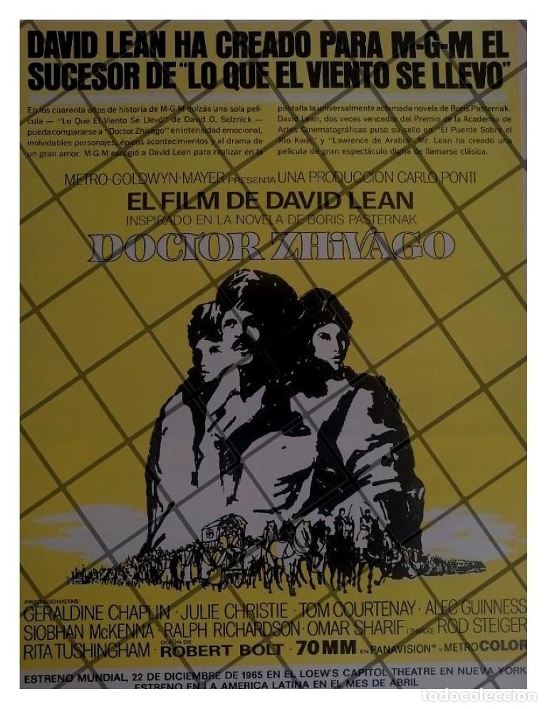 Poster collecting: PUBLICIDAD RETRO PELICULA DOCTOR SHIVAGO 1965 OMAR SHARIF