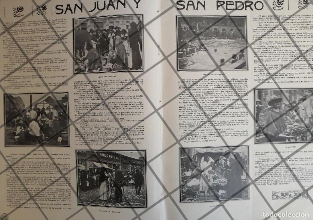 Sammeln von Plakaten: AFICHE ANTIGUO. BARRIOS DE SAN JUAN Y SAN PEDRO 1910 D.F.