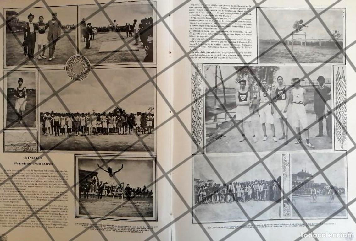 Sammeln von Plakaten: AFICHE ANTIGUO. MARATON Y PENTATLON EN TLALPAN 1910