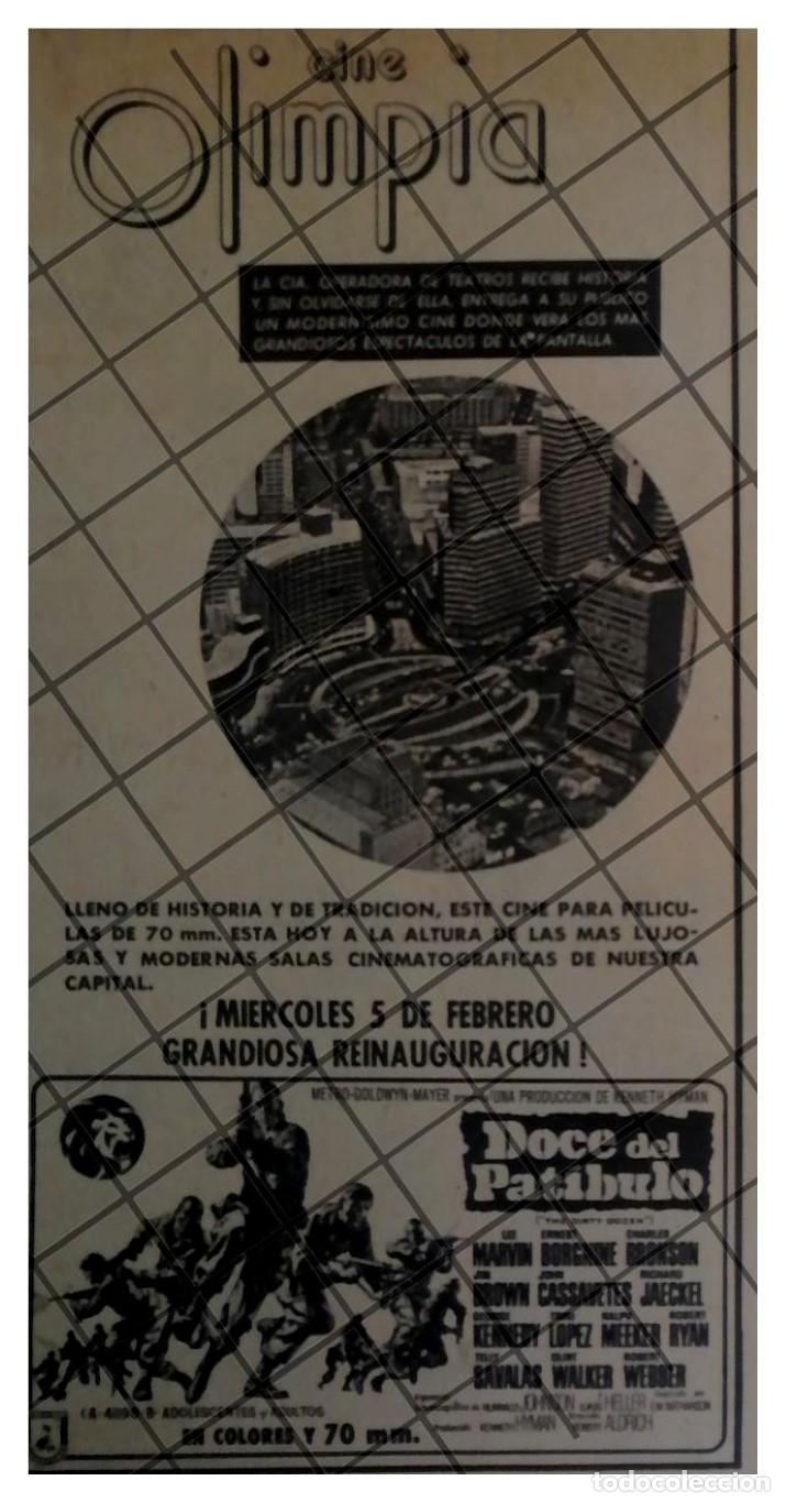 Poster collecting: AFICHE RETRO PELICULA. DOCE AL PATIBULO 1967