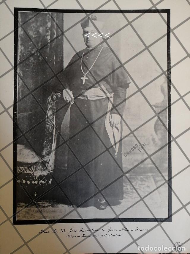 Poster collecting: AFICHE ANTIGUO MUERE OBISPO. JOSE G. ALBA Y FRANCO 1910