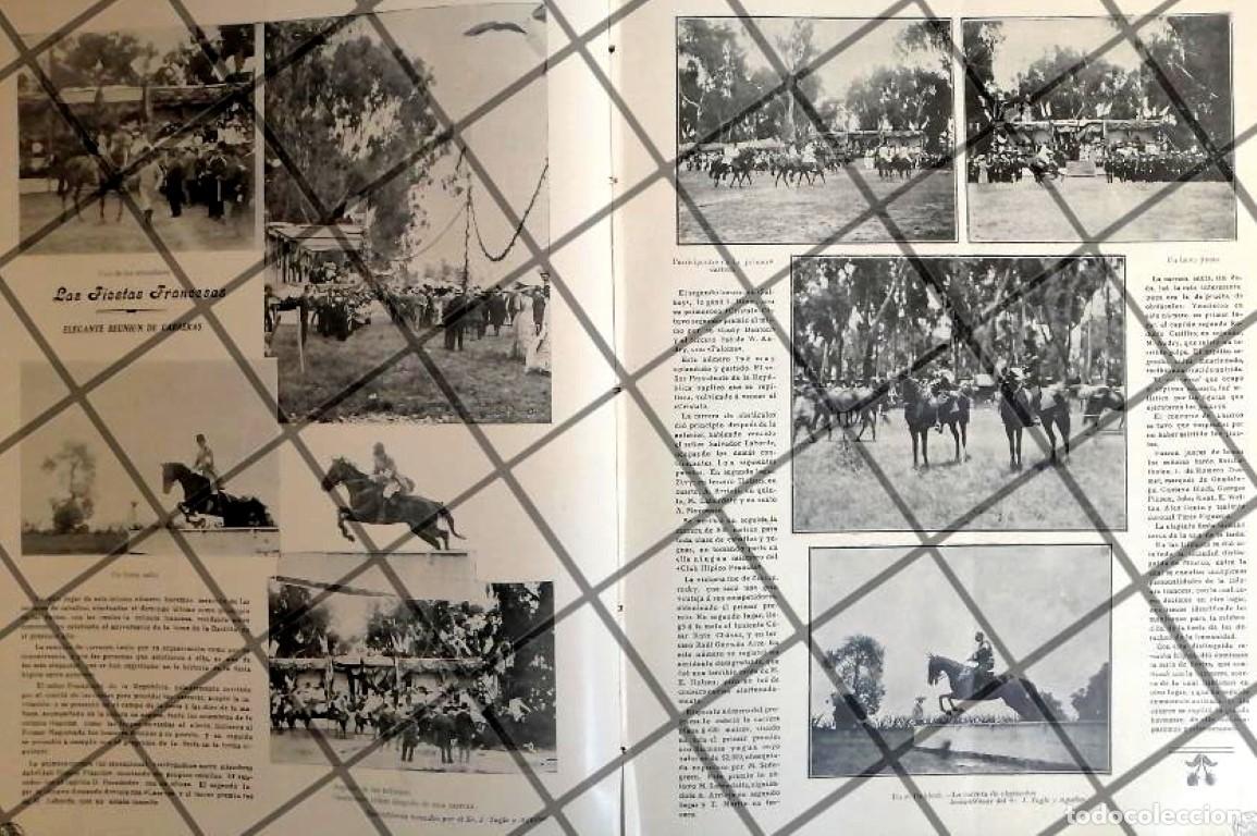 Poster collecting: AFICHE ANTIGUO CARRERAS. CLUB HIPICO FRANCES 1910