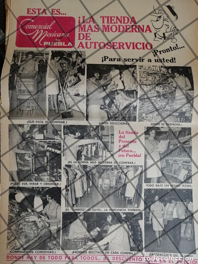 Poster collecting: PUBLICIDAD RETRO INAUGURAN TIENDA COMERCIAL MEXICANA PUE