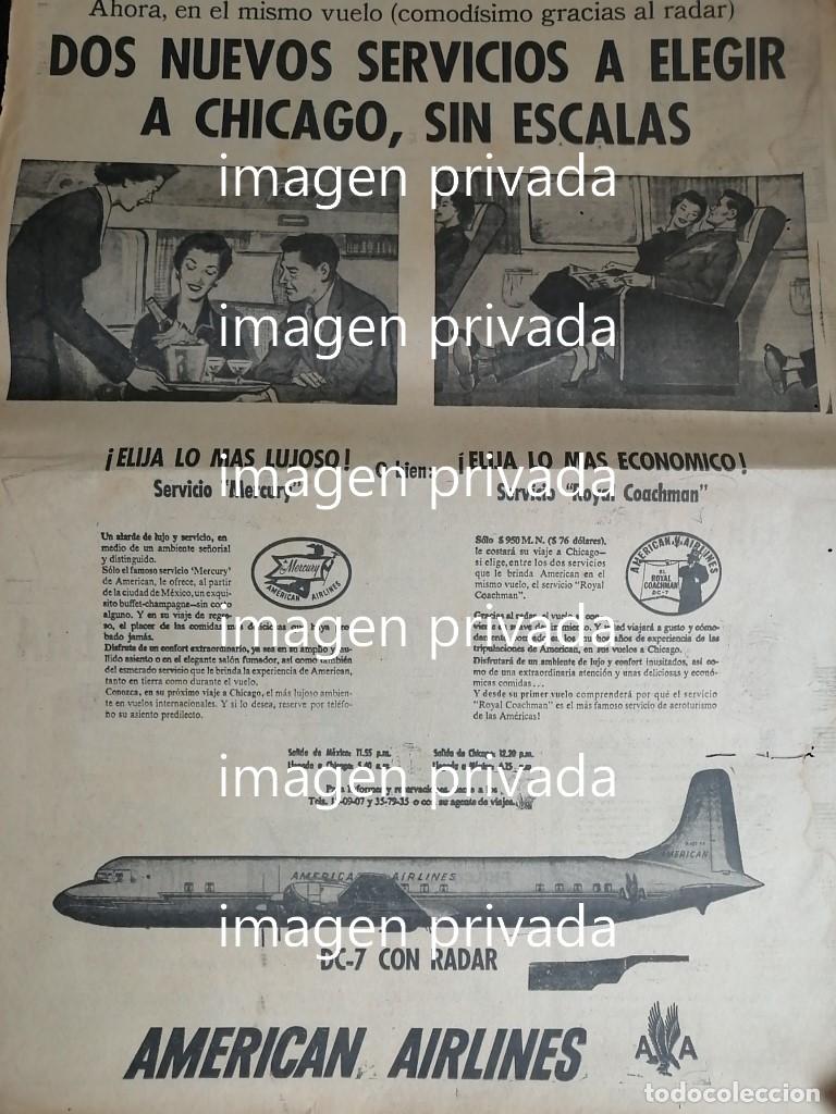 Poster collecting: PUBLICIDAD ANTIGUA AMERICAN AIRLINES 1958 T. POSTER