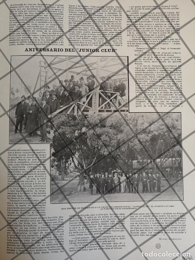 Poster collecting: AFICHE ANTIGUO ANIVERSARIO DEL CLUB JUNIOR DE D.F 1910