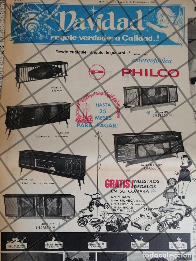 Poster collecting: CARTEL PUBLICITARIO RETRO CONSOLAS PHILCO 1969 /21 RV