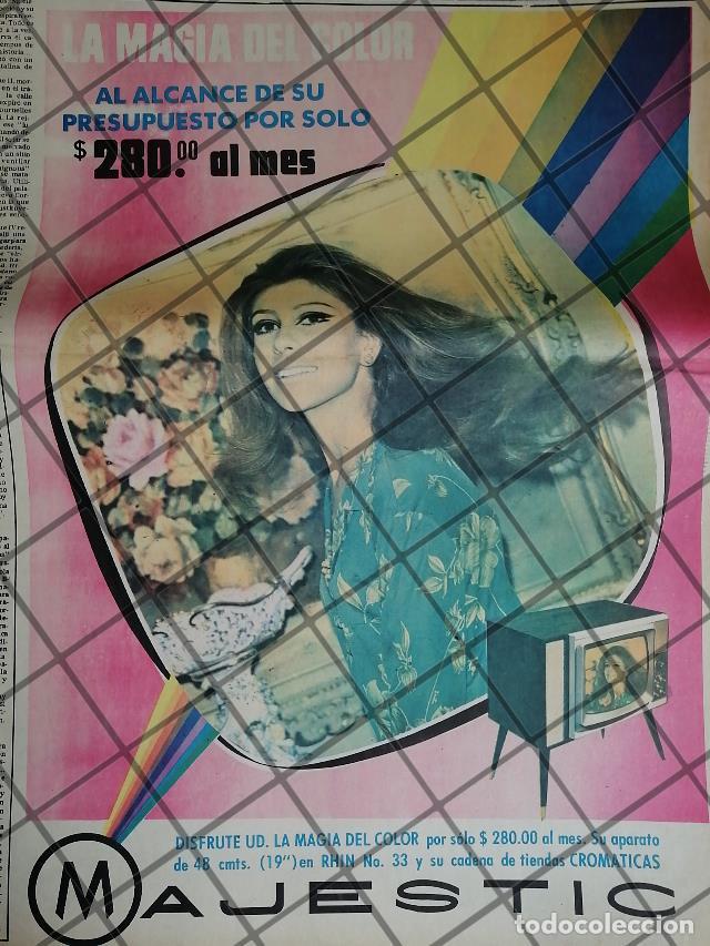 Poster collecting: CARTEL PUBLICITARIO RETRO TELEVISORES MAJESTIC 1969 /RV