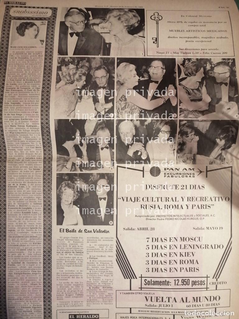 Collezionismo di affissi: AFICHE RETRO ALTA SOCIEDAD HACIENDA LOS MORALES 1969