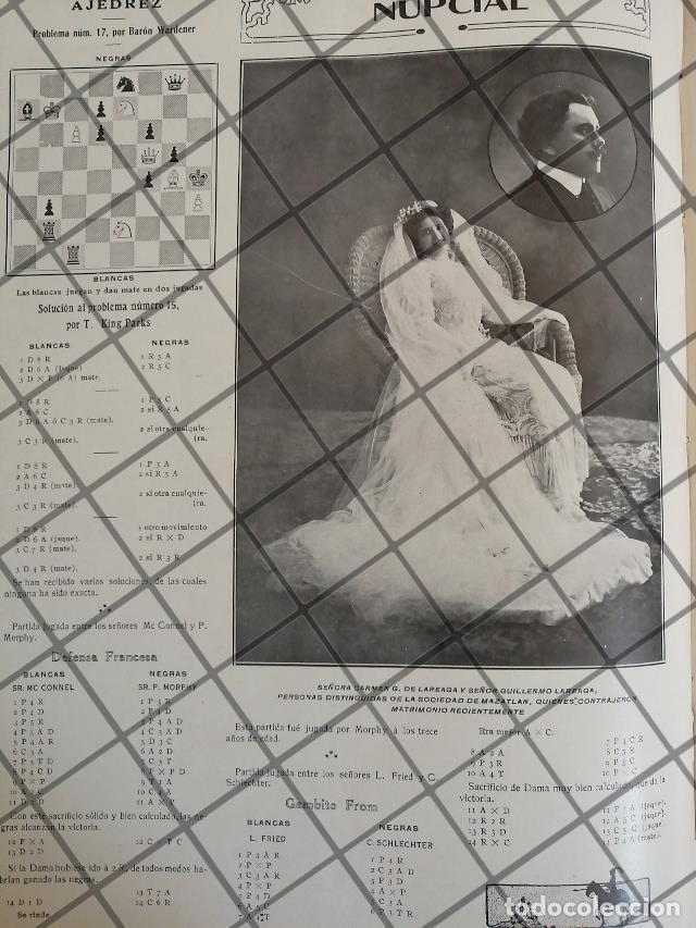 Collezionismo di affissi: AFICHE ANTIGUO BODA. GUILLERMO LAREAGA 1910