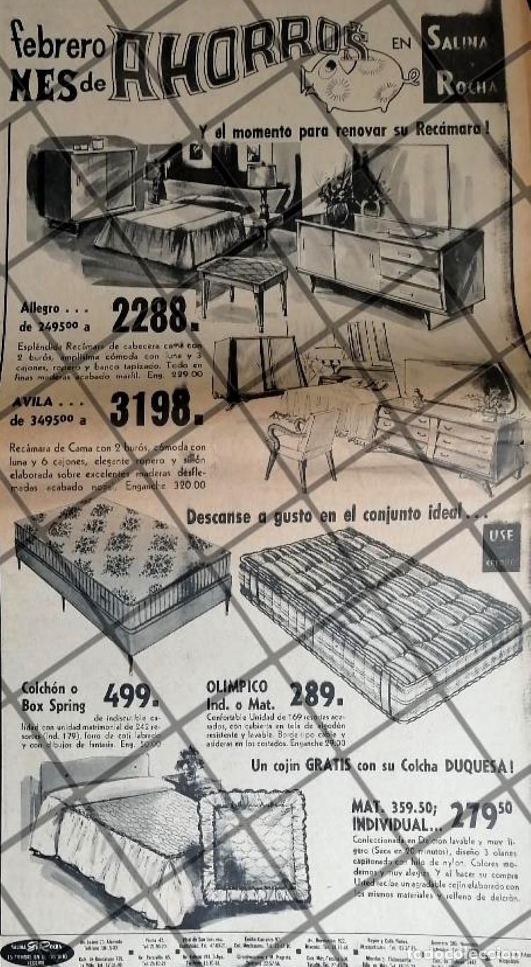 Collezionismo di affissi: PUBLICIDAD RETRO TIENDA SALINAS Y ROCHA 1969 /10