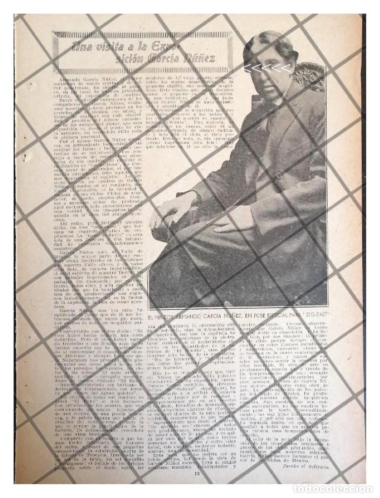 Collezionismo di affissi: AFICHE RETRO EXPONE EL PINTOR ARMANDO GARCIA NU&Ntilde;EZ 1920