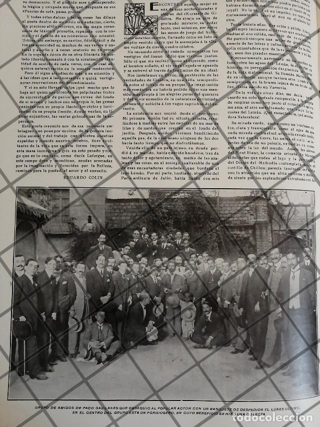 Collectionnisme d'affiches: AFICHE ANTIGUO EL ACTOR PACO GAVILANES A AMIGOS 1910