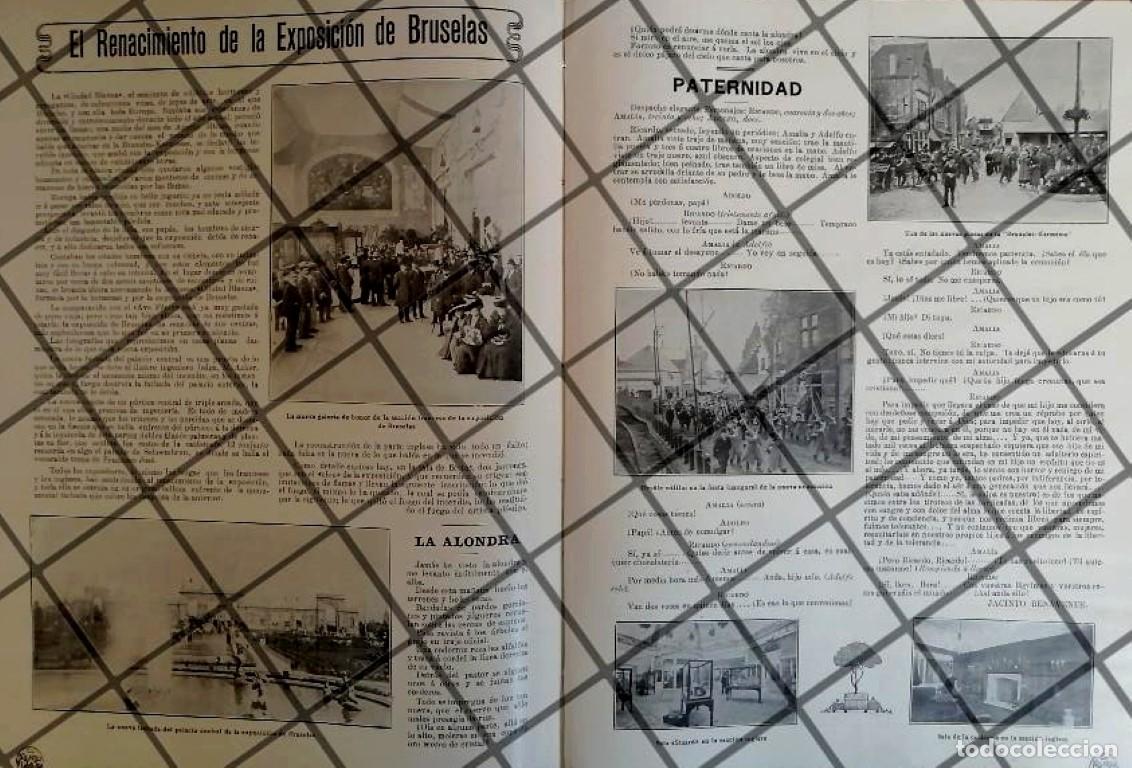 Collectionnisme d'affiches: AFICHE ANTIGUO. EXPOSICION DE BRUSELAS, BELGICA 1910