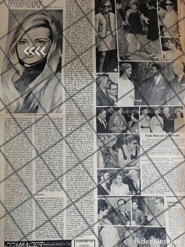 Collectionnisme d'affiches: AFICHE RETRO ALTA SOCIEDAD POR. RAQUEL ARIAS GUTIERREZ 1969