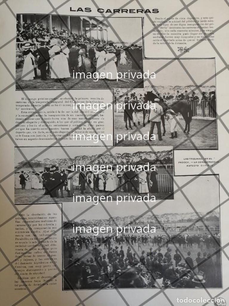 Collectionnisme d'affiches: AFICHE ANTIGUO PRIMER DERBY HIPODROMO LA CONDESA 1910