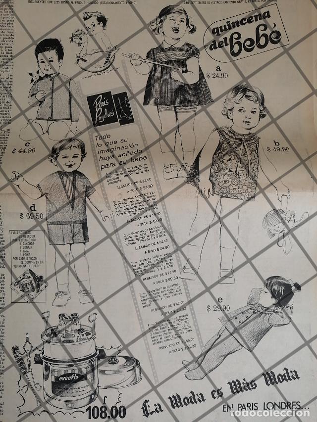 Collectionnisme d'affiches: PUBLICIDAD RETRO. TIENDA PARIS LONDRES 1969 TAM. POSTER /7