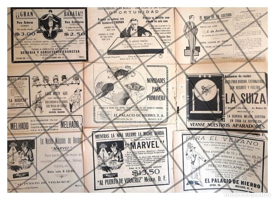 Collectionnisme d'affiches: 10 AFICHES ANTIGUOS TIENDAS DE MEXICO EPOCA PORFIRIANA