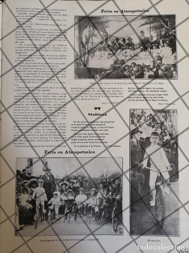 Collectionnisme d'affiches: AFICHE ANTIGUO. FERIA EN ATZCAPOTZALCO 1910