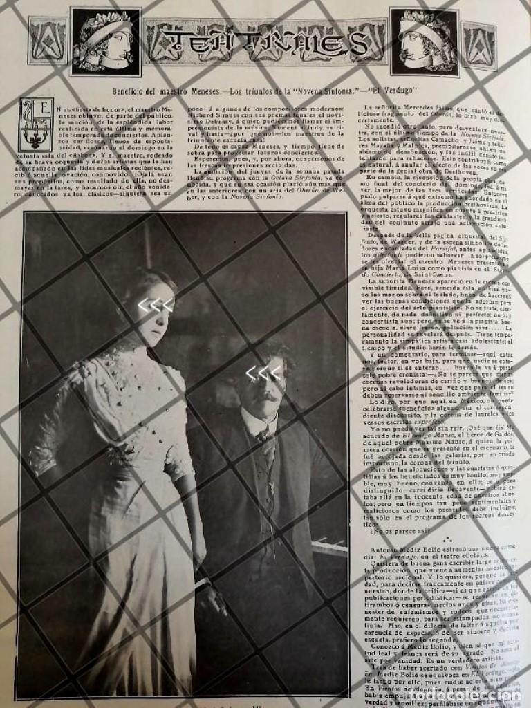 Collectionnisme d'affiches: AFICHE ANTIGUO CARLOS MENESES Y SU HIJA 1910