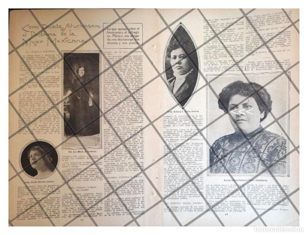 Collectionnisme d'affiches: AFICHE RETRO. LUZ MARIA SANDOVAL 1920 1RA ABOGADA MEXICANA