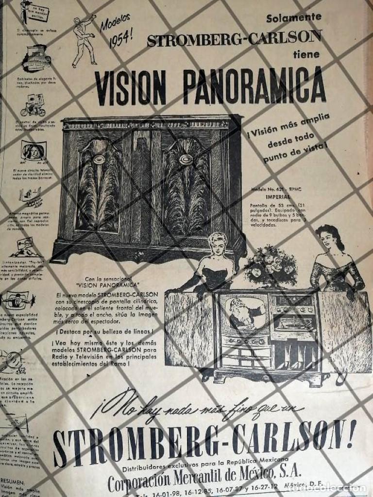 Collezionismo di affissi: CARTEL PUBLICITARIO RETRO CONSOLAS STROMBERG CARLSON 54