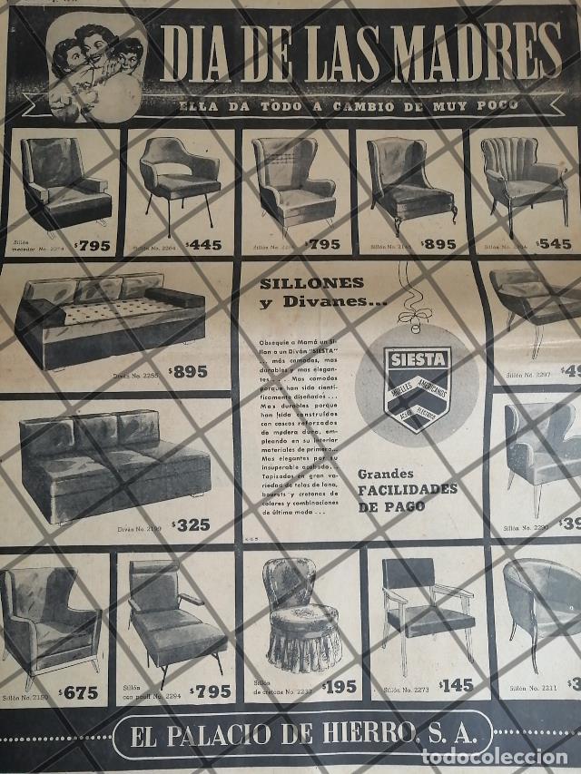 Collezionismo di affissi: PUBLICIDAD RETRO EL PALACIO DE HIERRO 1954 /135 TAM POSTER RV