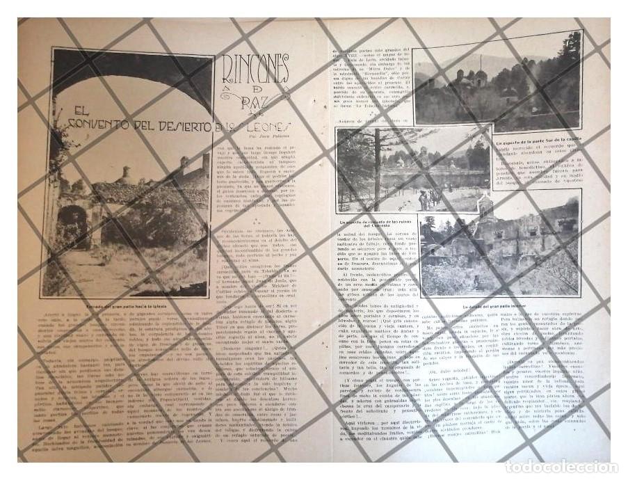 Collezionismo di affissi: AFICHE RETRO CONVENTO DESIERTO DE LOS LEONES 1921