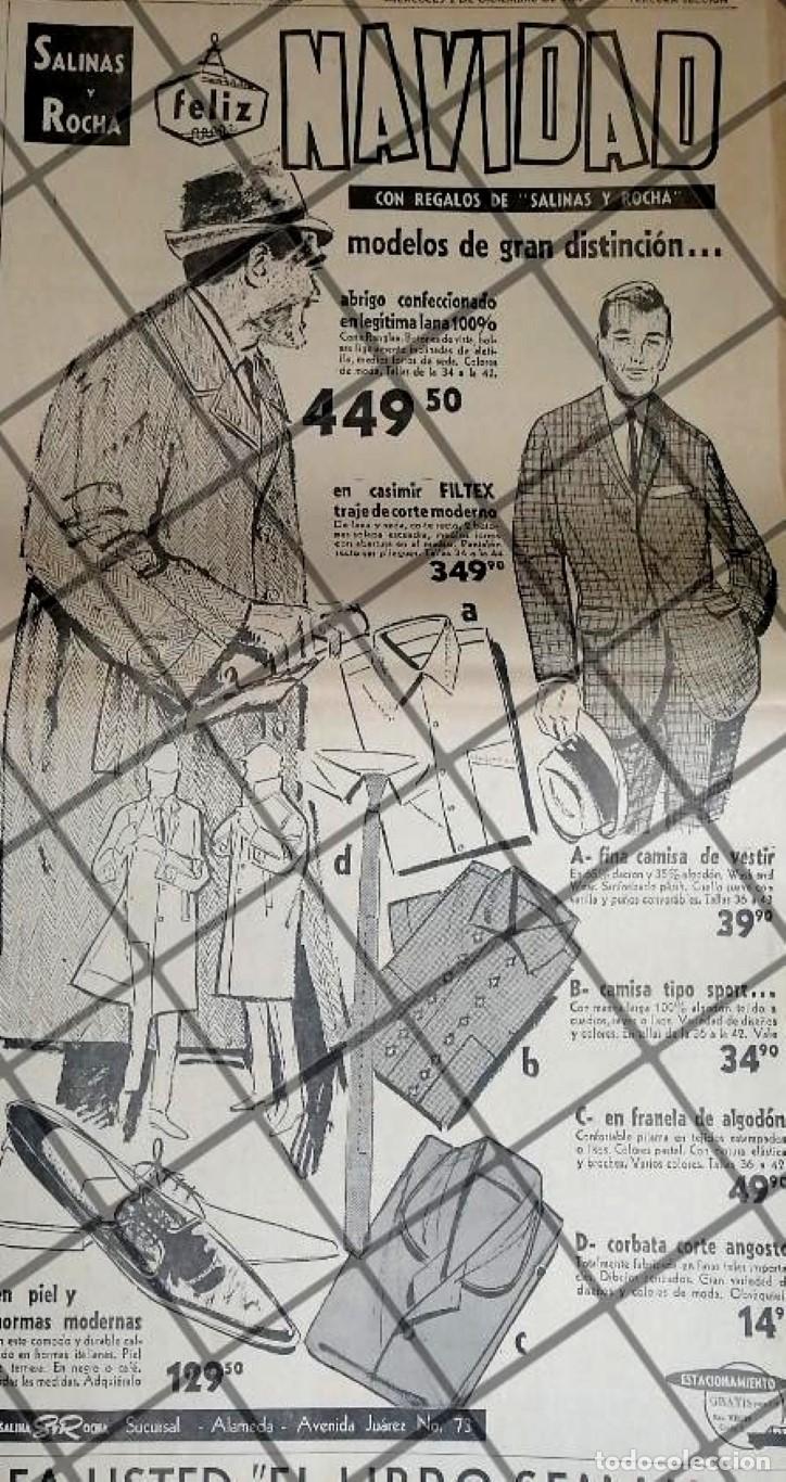 Collezionismo di affissi: PUBLICIDAD RETRO TIENDA SALINAS Y ROCHA 1964 /12