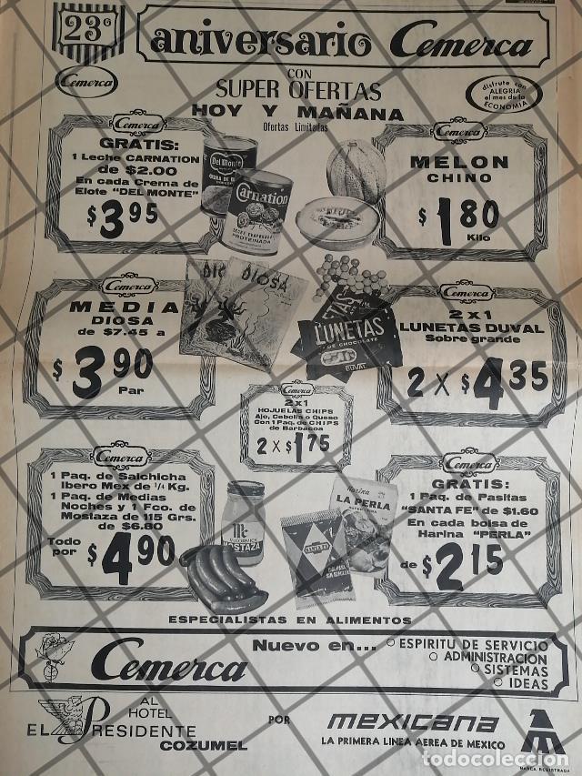 Collezionismo di affissi: PUBLICIDAD RETRO TIENDA CEMERCA 1969 T. POSTER
