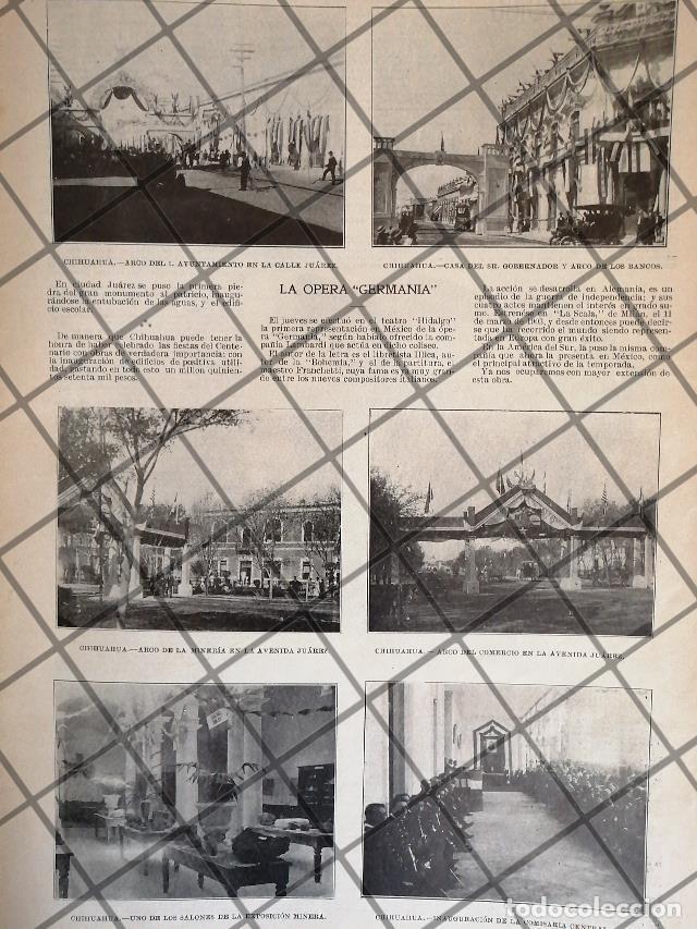 Sammeln von Plakaten: AFICHE ANTIGUO NUEVAS OBRAS EN CHIHUAHUA 1906