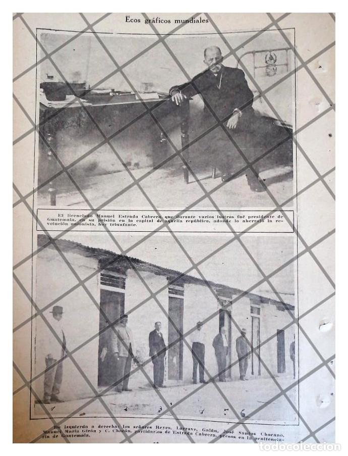 Sammeln von Plakaten: AFICHE ANTIGUO MANUEL ESTRADA CABRERA EN PRISION 1920