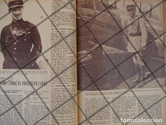 Sammeln von Plakaten: AFICHE ANTIGUO. PILOTO RENE FONCK 1944 AVIACION