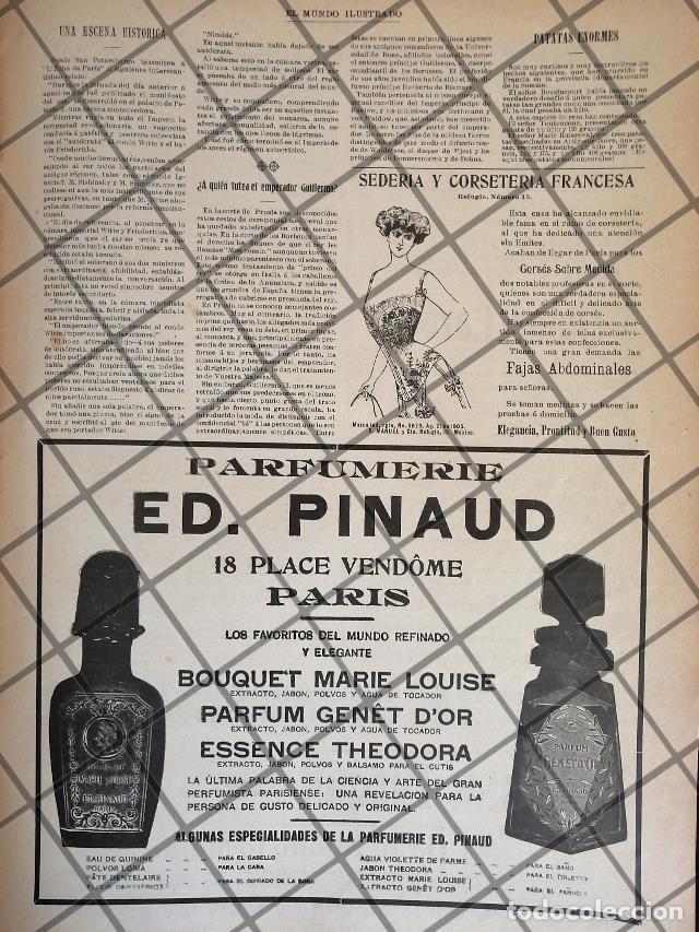 Sammeln von Plakaten: CARTEL PUBLICITARIO ANTIGUO PERFUMES ED PINAUD 1906 Y MAS