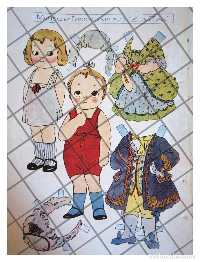 Poster collecting: RARO JUGUETE ANTIGUO DE PAPEL. MARIQUITA 1920 /8