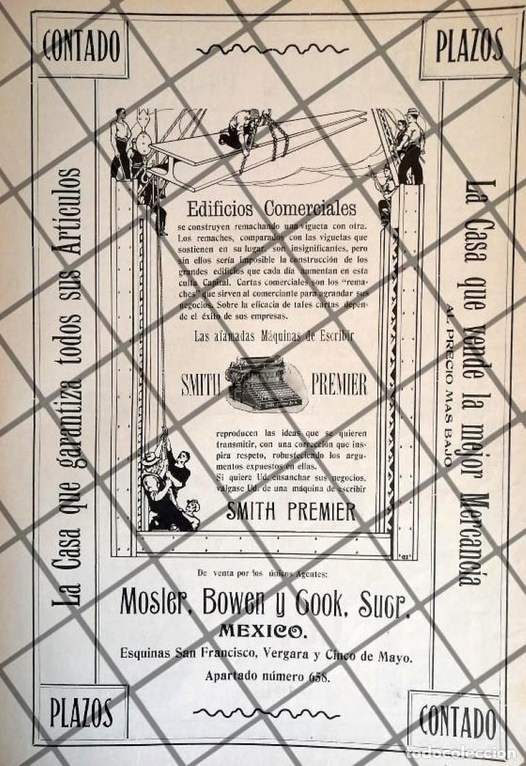 Poster collecting: CARTEL ANTIGUO MAQUINA DE ESCRIBIR SMITH PREMIER 1906