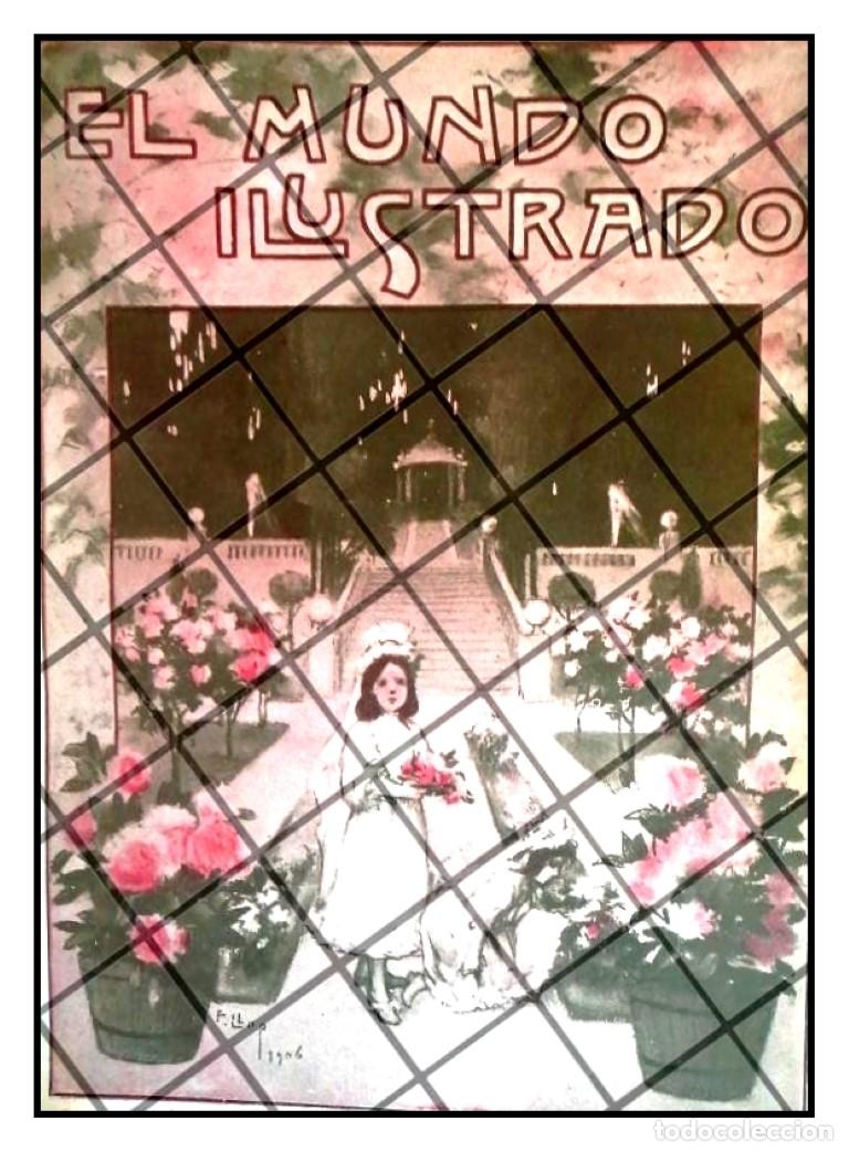 Sammeln von Plakaten: PORTADA ANTIGUA ARTISTICA 1906 DE F. LLOP PRIMERA COMUNION