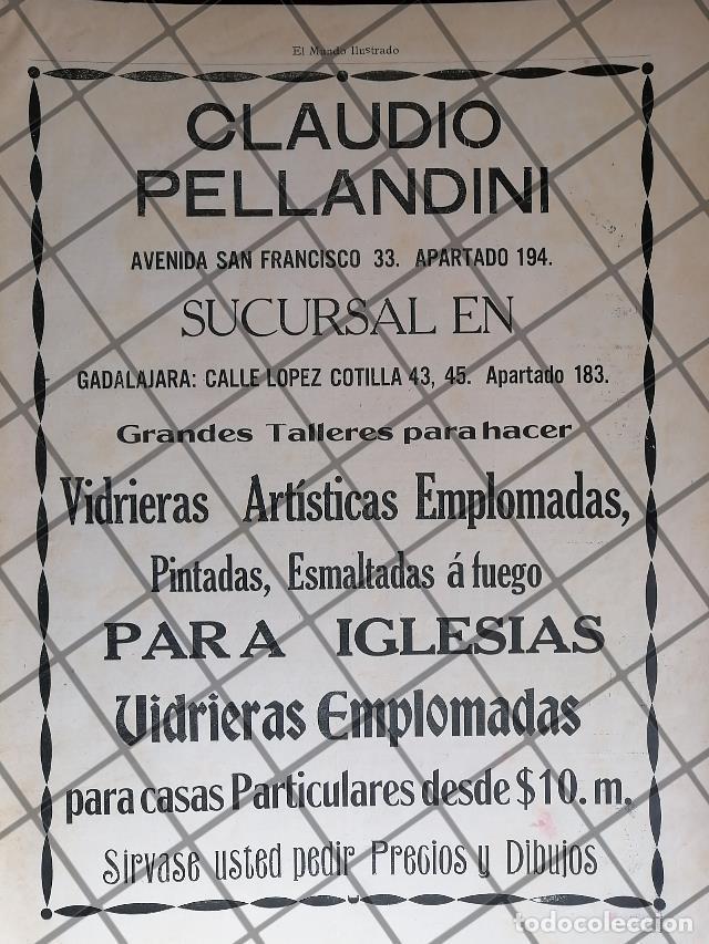 Sammeln von Plakaten: CARTEL ANTIGUO CASA CLAUDIO PELLANDINI 1910 /15