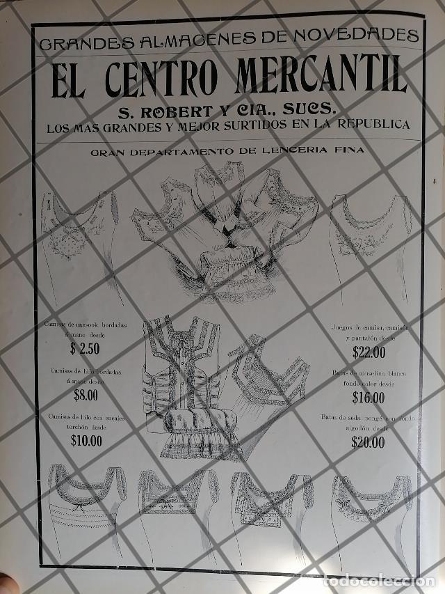 Coleccionismo de carteles: CARTEL ANTIGUO TIENDA EL CENTRO MERCANTIL 1910 -19