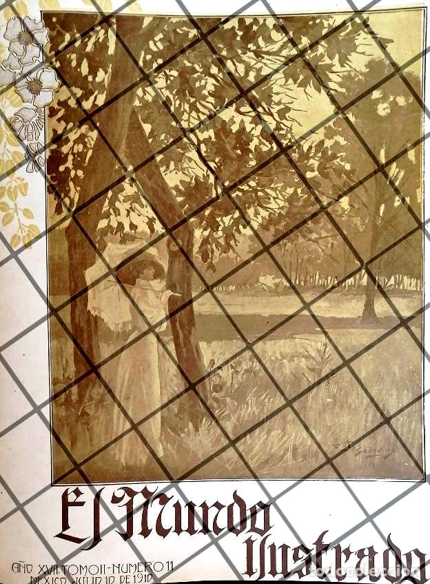 Coleccionismo de carteles: PORTADA ANTIGUA ARTISTICA DE ANTONIO GEDOVIUS 1910 -JL10