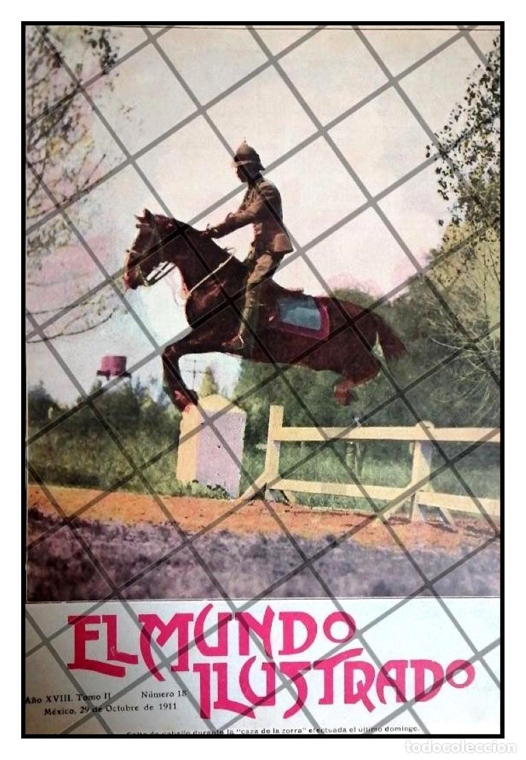 Coleccionismo de carteles: PORTADA ANTIGUA 1911 SALTO DE CABALLO / CLUB HIPICO