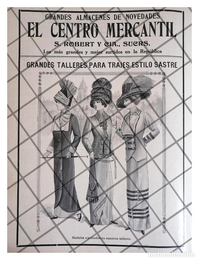 Coleccionismo de carteles: CARTEL PUBLICITARIO RETRO TIENDA CENTRO MERCANTIL 1911 -45