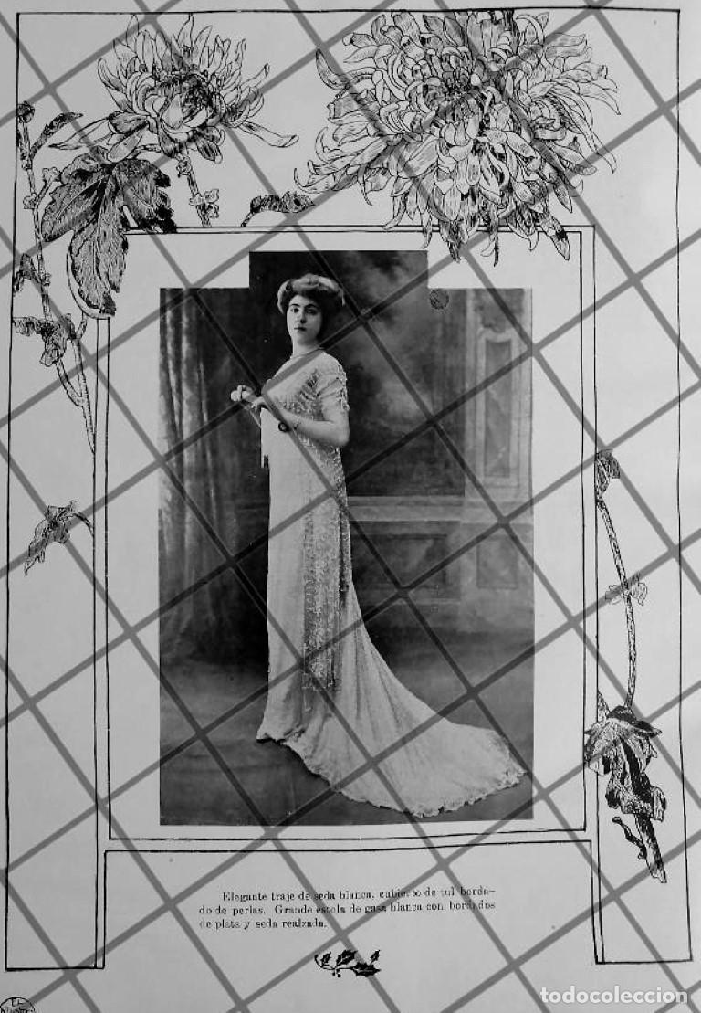 Coleccionismo de carteles: CARTEL ANTIGUO 1910 VESTIDOS -47