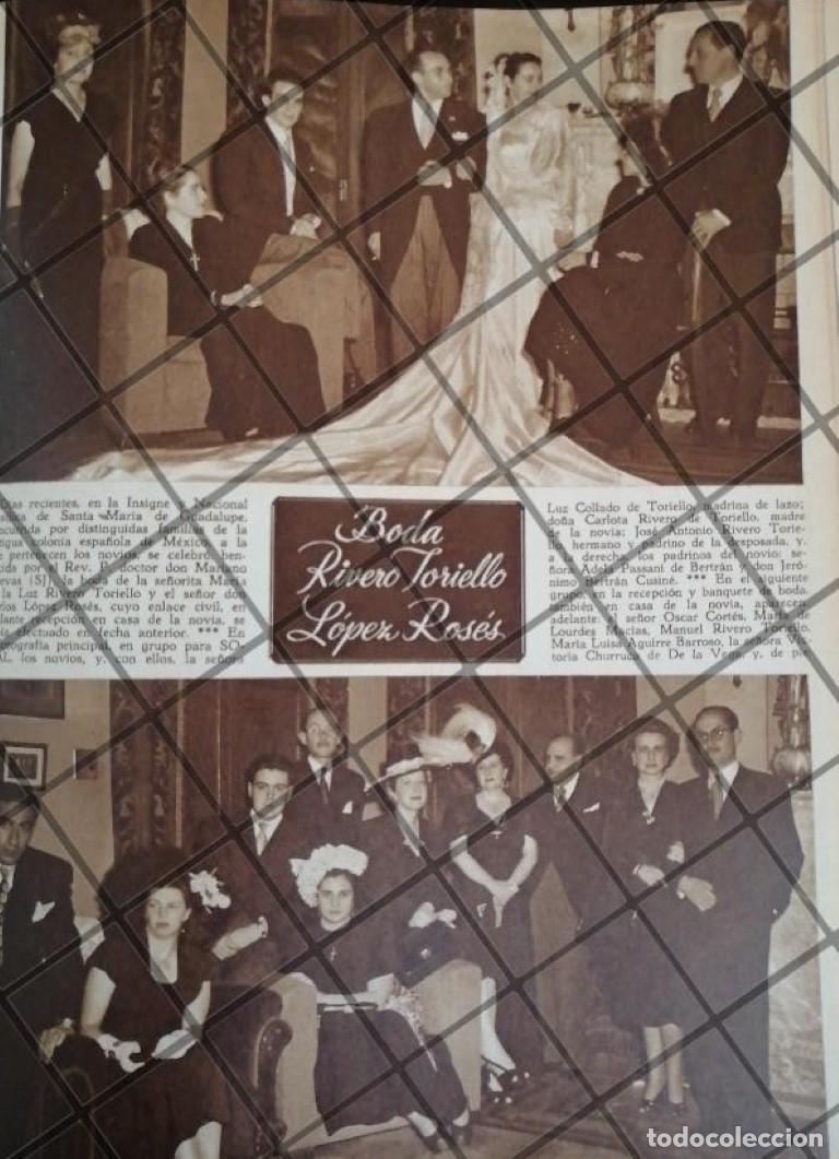 Poster collecting: AFICHE ANTIGUO BODA DE LUZ RIVERO TORIELLO 1948