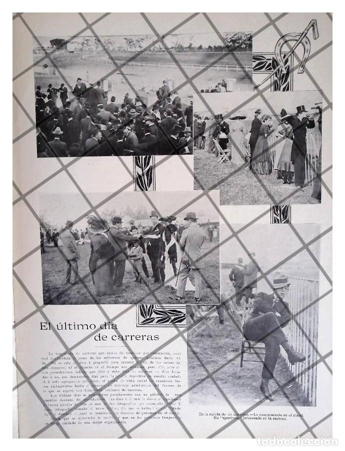 Collezionismo di affissi: AFICHE RETRO CARRERAS DE AUTOS HIPODROMO CONDESA 1911 LPR