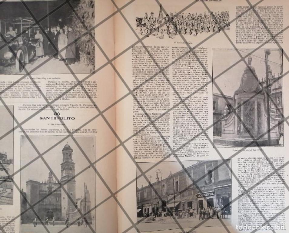 Collezionismo di affissi: AFICHE ANTIGUO MANICOMIO DE SAN HIPOLITO Y OTROS 1907