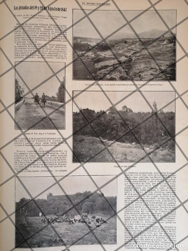 Poster collecting: AFICHE ANTIGUO 1907 CAMINO SAN ANGEL A PADIERNA EN 1847