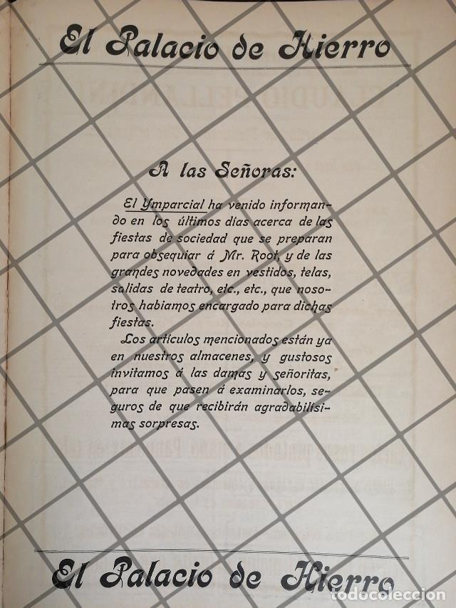 Sammeln von Plakaten: CARTEL ANTIGUO EL PALACIO DE HIERRO 1907 -86