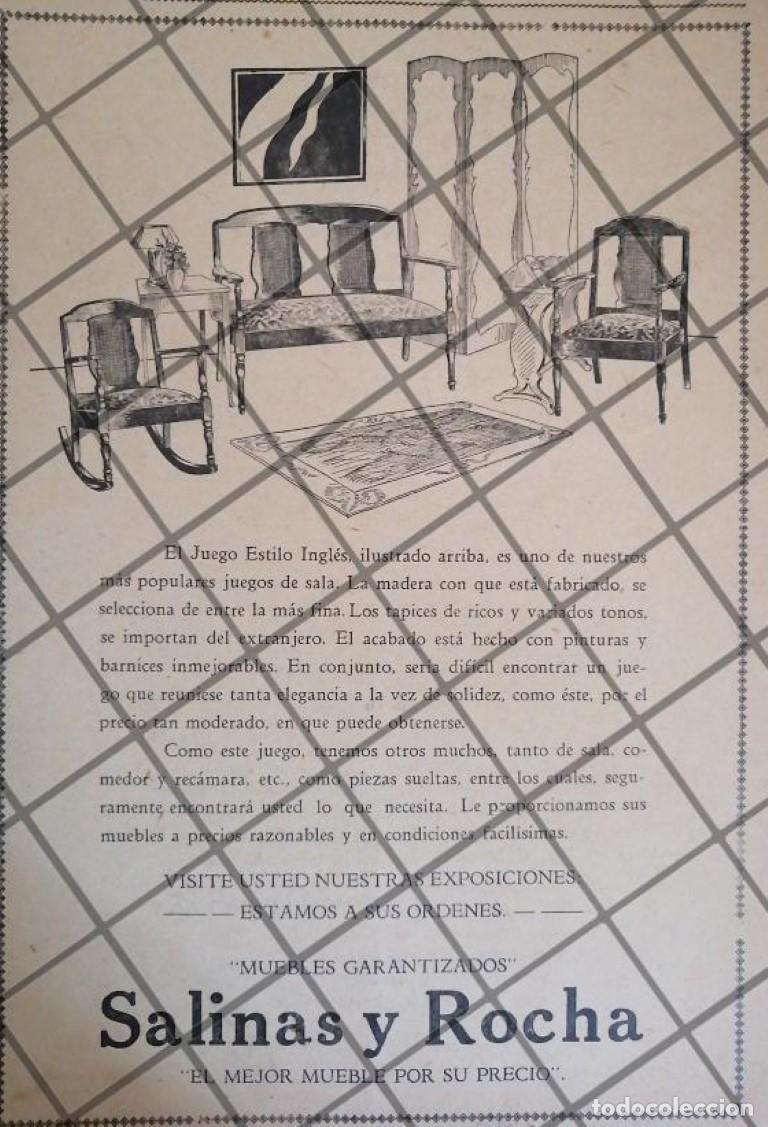 Sammeln von Plakaten: AFICHE RETRO TIENDA SALINAS Y ROCHA 1929