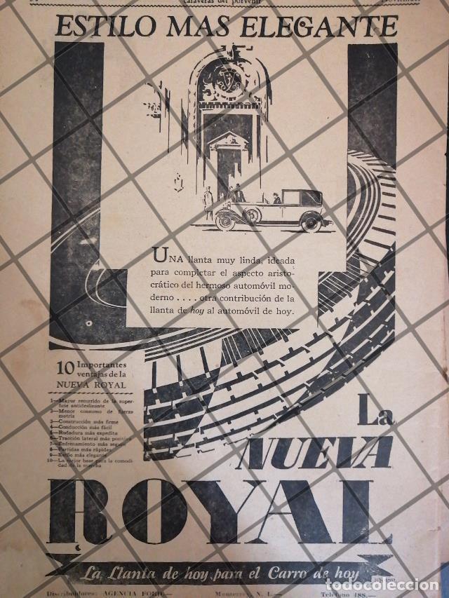 Sammeln von Plakaten: AFICHE PUBLICITARIO ANTIGUO LLANTAS ROYAL 1929