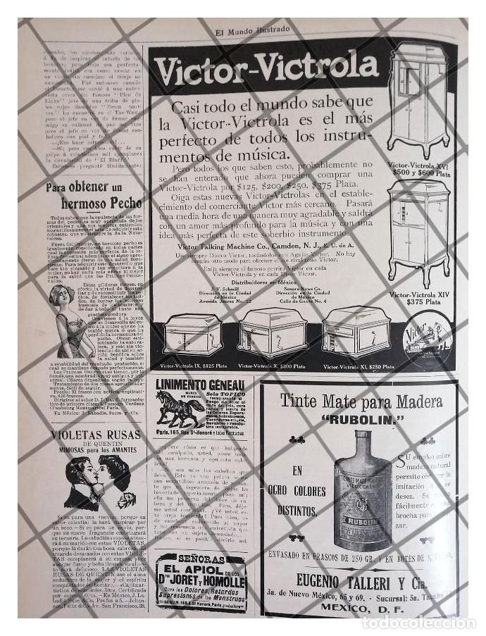 Sammeln von Plakaten: CARTEL PUBLICITARIO FONOGRAFOS VICTROLA Y OTROS 1911 /26